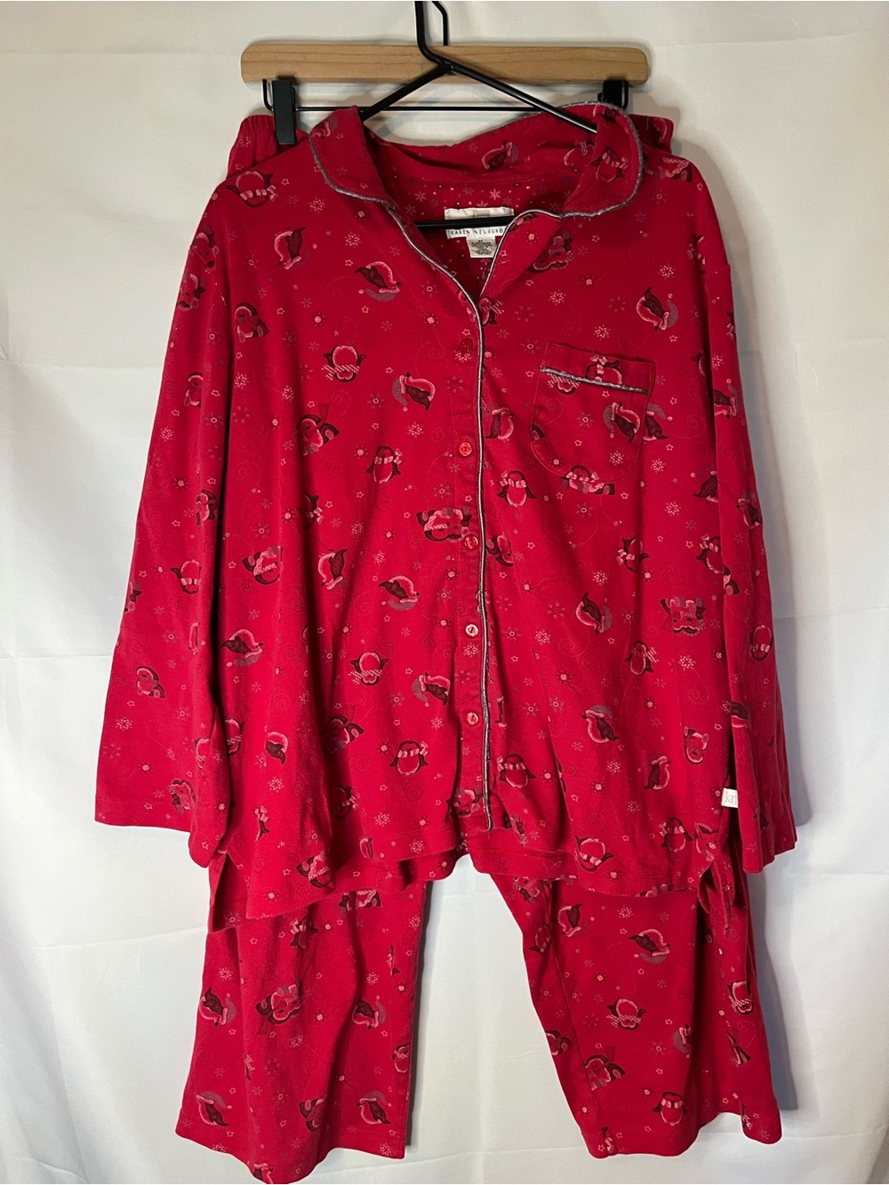 Karen Neuburger Penguin Print Pajama Set